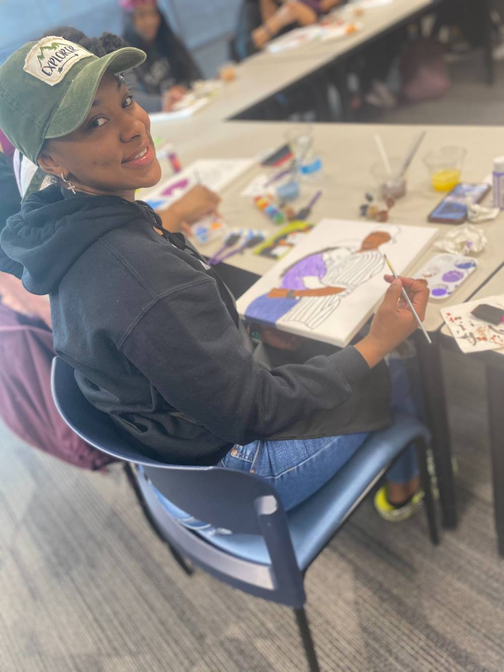 NIARA mentee painting